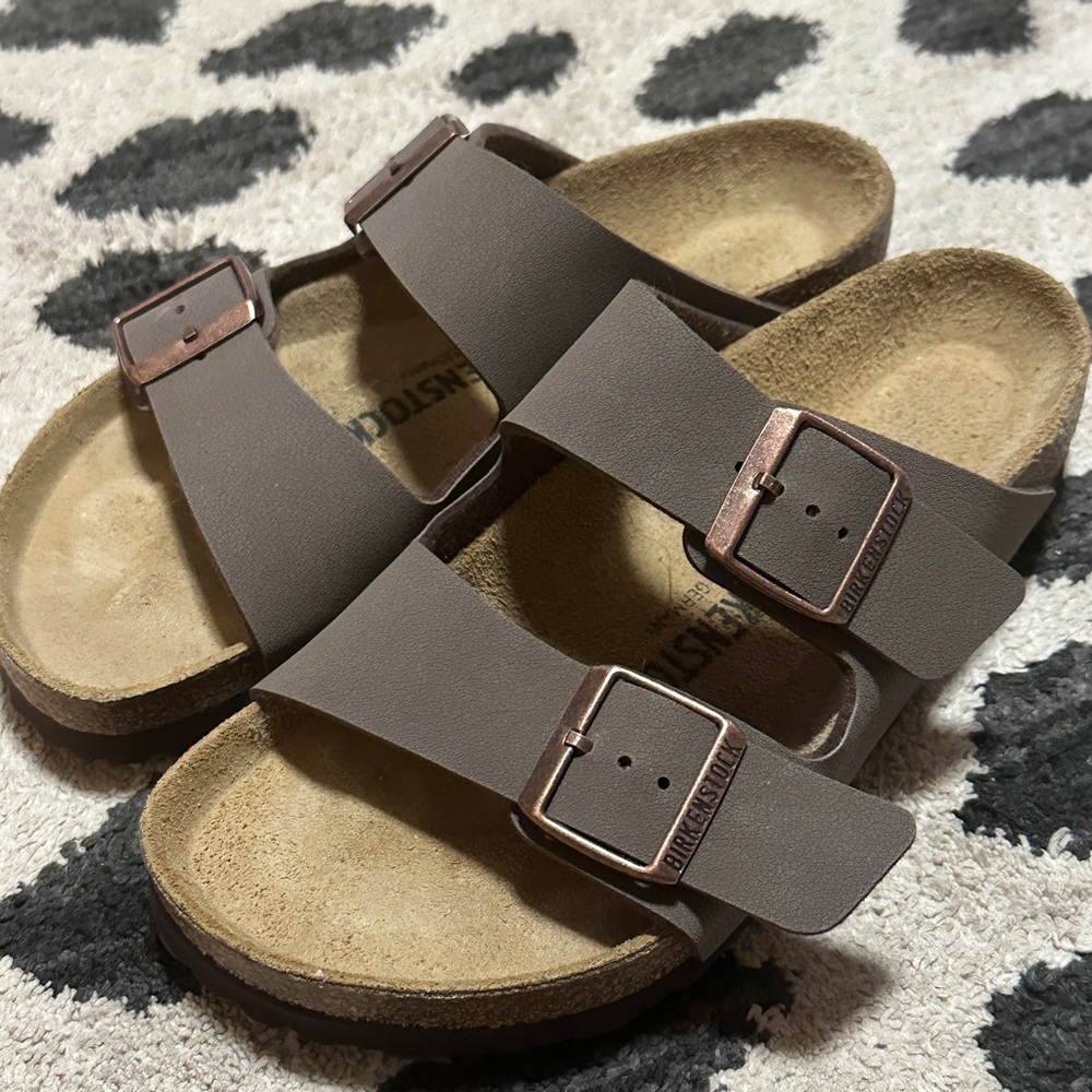 Birkenstock Arizona Birkibuc in Mocha